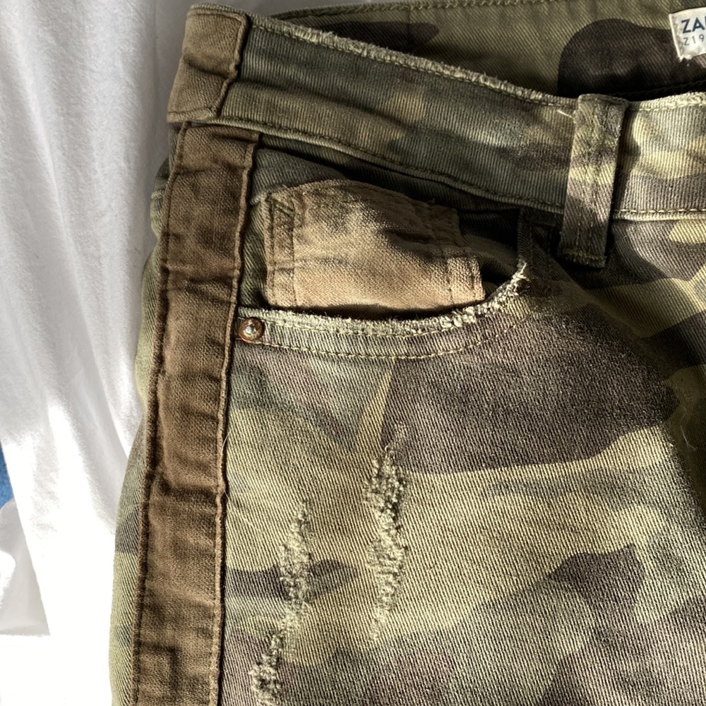 Denim army pants